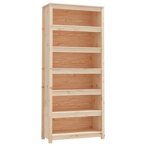 vidaXL Libreria 80x35x183 cm in Legno Massello di Pino