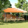 vidaXL Tenda Party Arancione 292 x 580 x 315 cm Tessuto Oxford