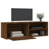 vidaXL Mobile Porta TV Rovere Marrone 120x34x37 cm Legno Multistrato