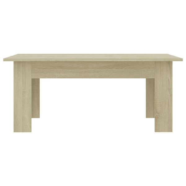 vidaXL Tavolino da Salotto Rovere Sonoma 100x60x42cm Legno Multistrato