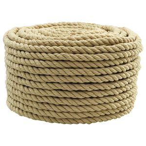vidaXL Corda da Barca 14 mm 50 m Naturale