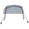 Intex Tettuccio per Barca Grigio 160x142 cm Tessuto Oxford