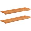 vidaXL Soglie per finestre 2 pz Marrone Chiaro 100 x 25 x 2 cm