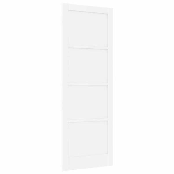 vidaXL Porta Interna ORKDAL Bianco 83 x 232 cm Legno compensato