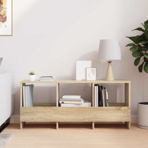 vidaXL Scaffale per riviste Rovere Sonoma 102 x 30 x 45 cm