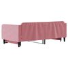 vidaXL Divano Letto con Letto Estraibile Rosa 100x200 cm in Velluto