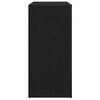 vidaXL Credenza Rovere Nero 80 x 33 x 70 cm Legno multistrato