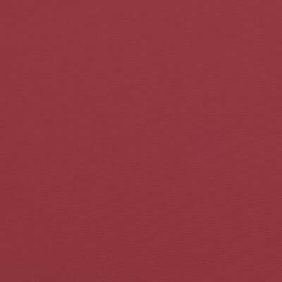 vidaXL Cuscini per Panca 2 pz Rosso Vino 120x50x7 cm in Tessuto Oxford