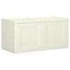 vidaXL Baule per Cuscini Vaniglia 86x40x42 cm 85 L