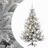 vidaXL Albero di Natale artificiale con palline 120 cm 150 LED