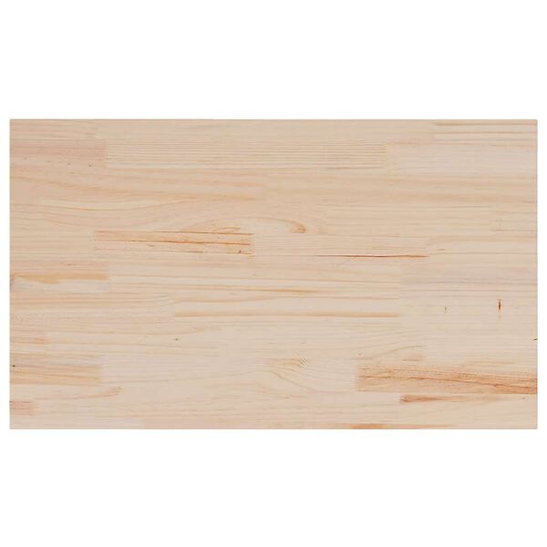 vidaXL Piani Tavolo 3 pz 80x47x1,7 cm Rettangolare Legno Massello Pino