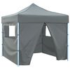 vidaXL Tendone per Feste Pieghevole Pop-Up con 4 Pareti 3x3m Antracite