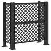 vidaXL Trellis per Cestino Antracite 123 x 47 x 114 cm PP