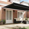 vidaXL Tenda da Sole Nero 500 x 300 x 165 cm Poliestere e Metallo
