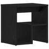vidaXL Armadio da Notte 2 pcs Rovere Nero 40 x 30 x 40 cm