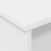 vidaXL Comodino 2 pcs Bianco 40 x 31 x 15 cm Legno multistrato