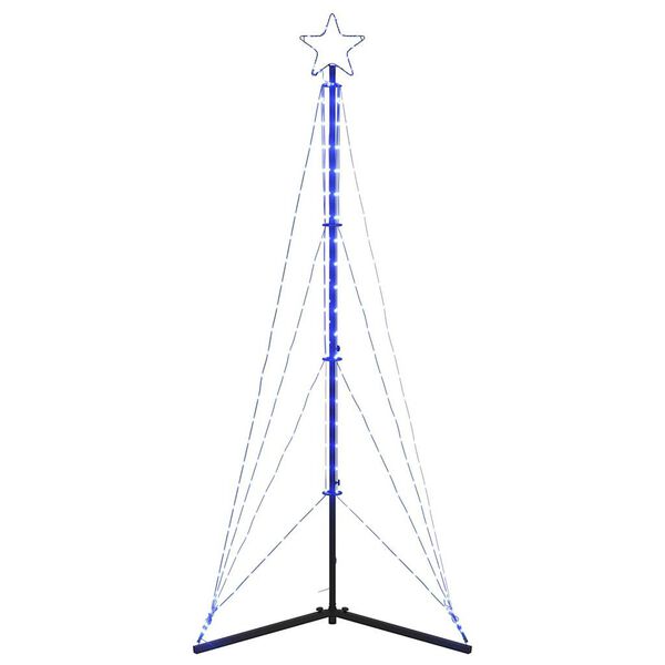 vidaXL Albero di Natale a LED 363 LED Blu 182 cm
