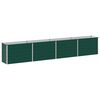vidaXL Letto rialzato da giardino Verde 320 x 40 x 55 cm