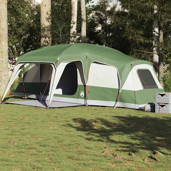 vidaXL Tenda da Campeggio con Portico a Cupola 9 Persone Impermeabile