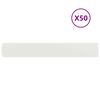 vidaXL Bordure per Prato 50 pz Bianchi Acciaio Laminato a Freddo