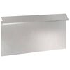 vidaXL Recinto per lumache 16 pz 50 x 3,5 x 25 cm Acciaio Inox Argento