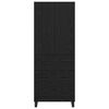 vidaXL Credenza con cassetto 2 pcs Rovere Nero 69,5 x 34 x 180 cm