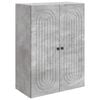 vidaXL Mobiletto a muro Grigio Cemento 66 x 34,5 x 90 cm
