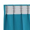vidaXL Tende Blackout con Anelli 2 pcs Turchese 260 x 140 cm
