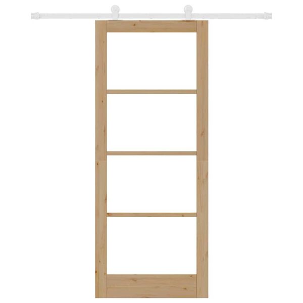 vidaXL Porta scorrevole ORKDAL Naturale 86 x 211 cm