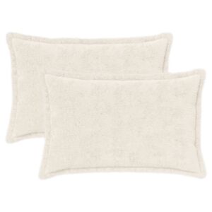 vidaXL Federa 2 pz HOUTEN Bianco 30 x 50 cm