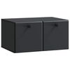 vidaXL Mobile Porta TV da Muro 59,5 x 41 x 30 cm Nero