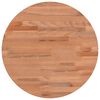 vidaXL Piano per Tavolo &Oslash;40x2,5 cm Rotondo in Legno Massello di Faggio