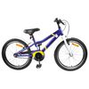 vidaXL Bicicletta per Bambini 24 Pollici per 8-12 anni Blu e bianco