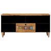vidaXL Mobile TV Naturale 100 x 33,5 x 46 cm Legno di mango massello