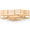 vidaXL Set Divani da Giardino 5 pz in Legno Massello di Pino