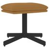 vidaXL Poggiapiedi Marrone 60x60x36 cm in Velluto