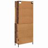 vidaXL Credenza Legno vecchio 69,5 x 32,5 x 180 cm Legno multistrato