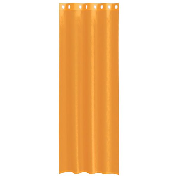 vidaXL Tende in Voile con Occhielli 2 pz Arancio 140x300 cm