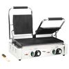 vidaXL Doppia Griglia per Panini Scanalata 3600 W 57x30,5x20 cm