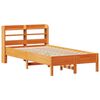 vidaXL Letto senza Materasso Marrone Cera 90x200 cm Legno di Pino