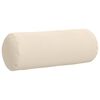 vidaXL Cuscini a rullo 2 pcs Beige Ø 25 x 70 cm Tessuto in Microfibra