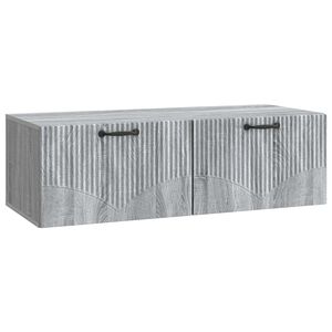 vidaXL Mobile Porta TV da Muro Grigio Sonoma 98 x 41 x 30 cm