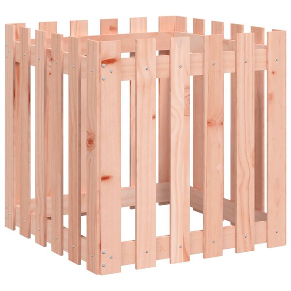 vidaXL Fioriera Giardino Design Recinzione 60x60x60cm Massello Douglas