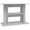 vidaXL Supporto per acquario Grigio Sonoma 80x35x60 cm in legno ingegnerizzato