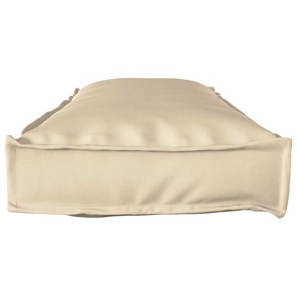 vidaXL Cuscino Beige 120 x 40 x 8 cm Tessuto Oxford