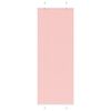 vidaXL Tenda Plissettata Rosa 75x200 cm Larghezza Tessuto 74,4 cm