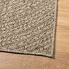 vidaXL Tappeto ZIZUR Beige 120x120 cm Aspetto Iuta Interni ed Esterni