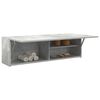 vidaXL Armadietto da Bagno Grigio Cemento 100x25x30 cm in Truciolato