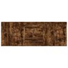 vidaXL Credenze 3 pz Rovere Fumo in Legno Multistrato