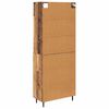 vidaXL Credenza Legno vecchio 69,5 x 34 x 180 cm